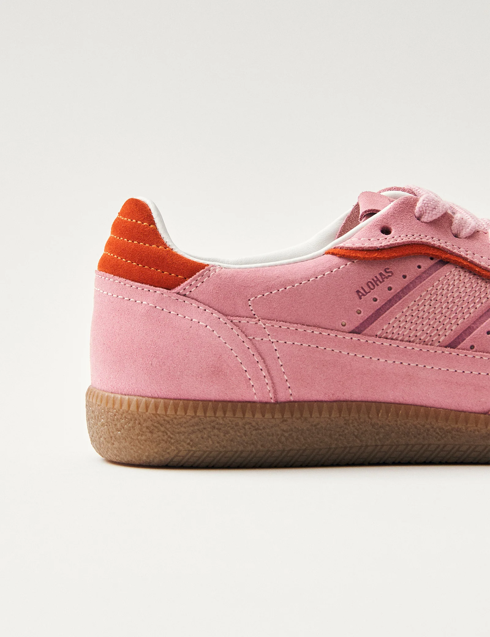 Alohas Rife Sea Pink Leather Trainers - Image 4