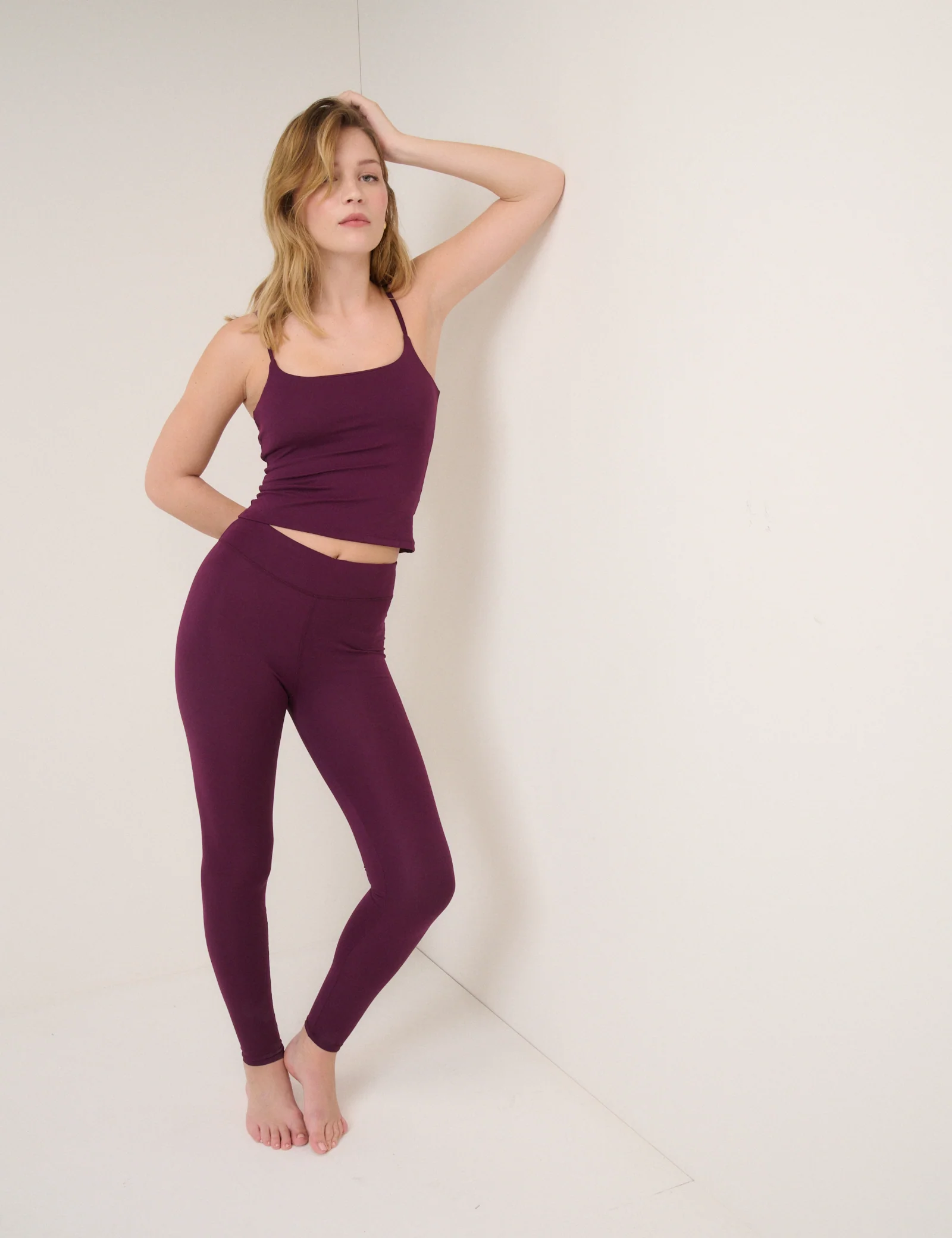 Burgundy Athleisure Vest - Image 2
