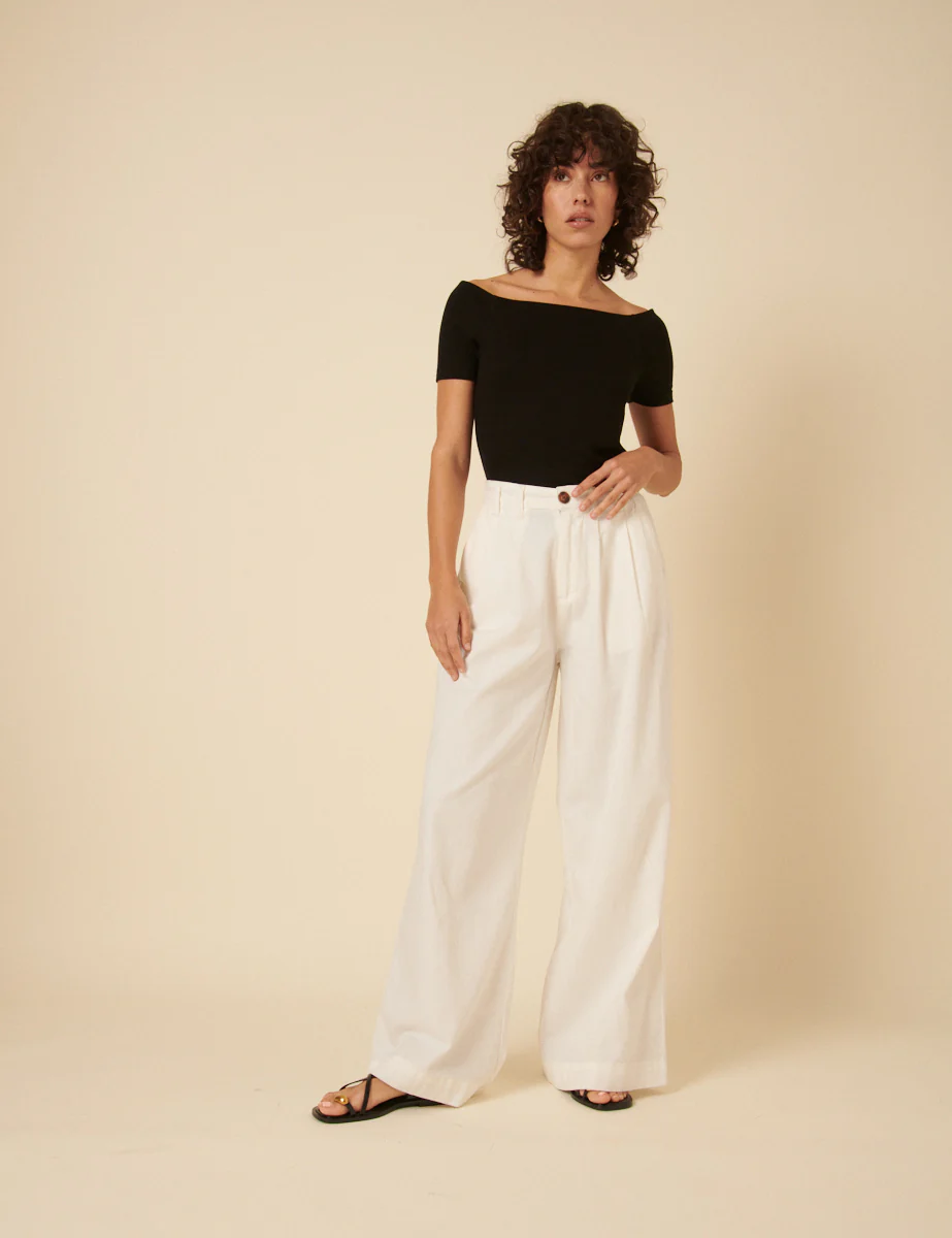 Black Bardot Top - Image 4