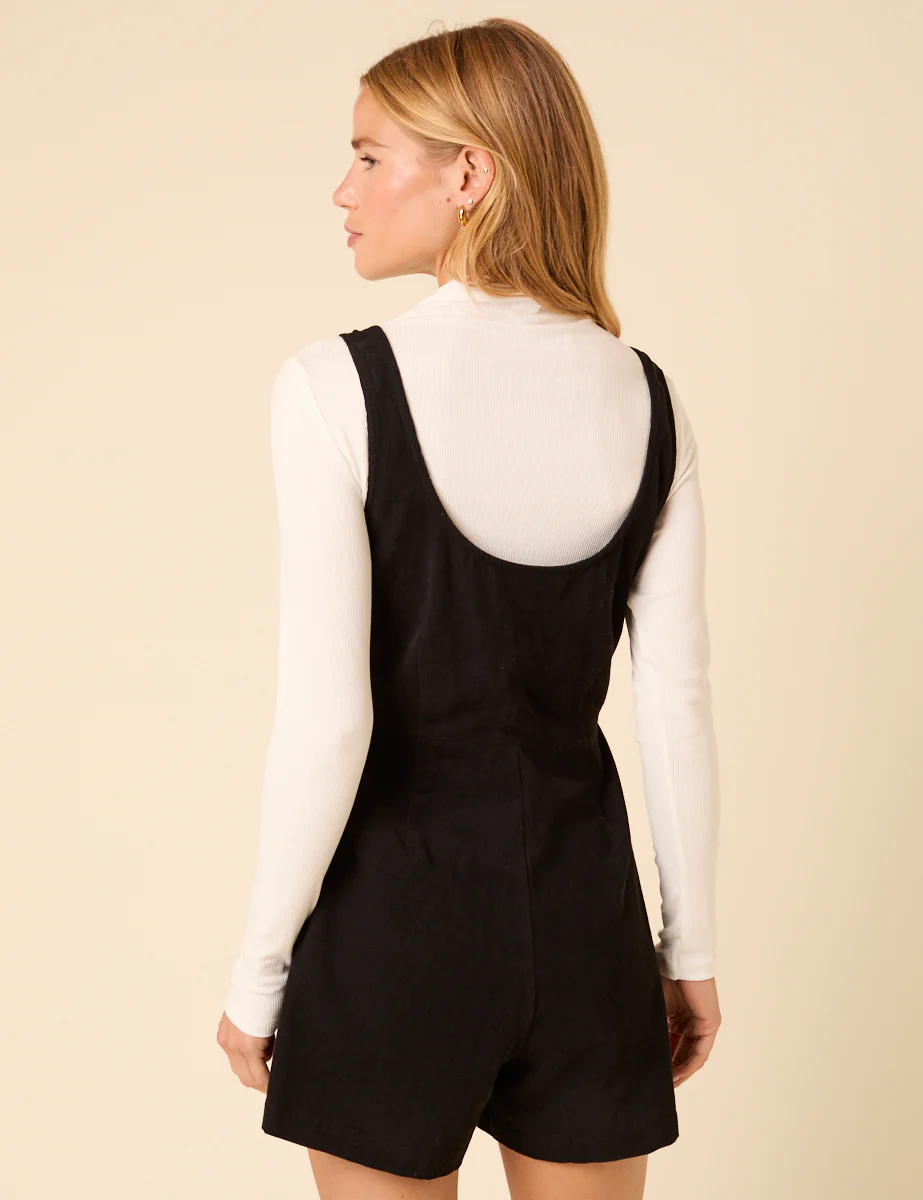 Black Cord Playsuit - Image 4