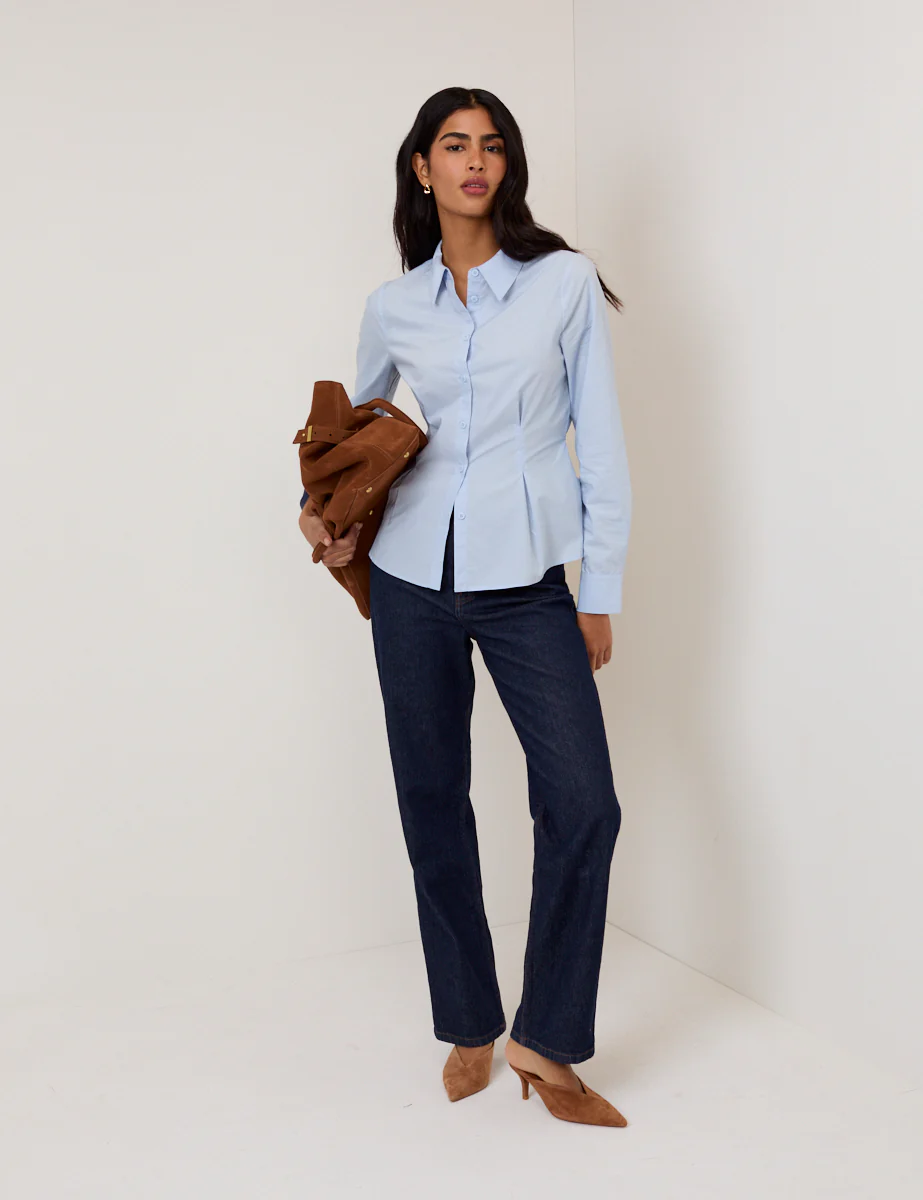 Blue Fitted Shirt - Image 6