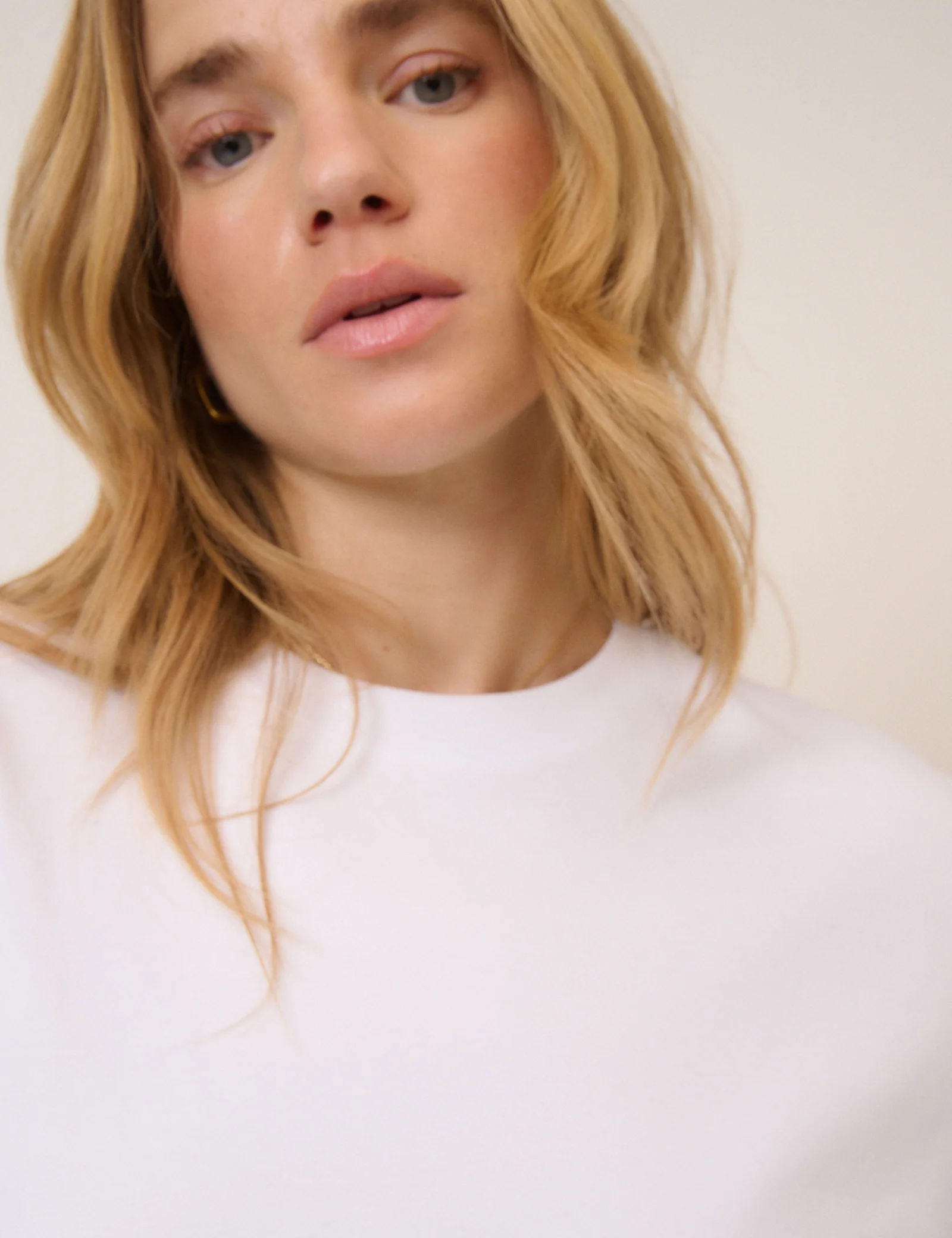 White Boxy Fit T-Shirt - Image 2