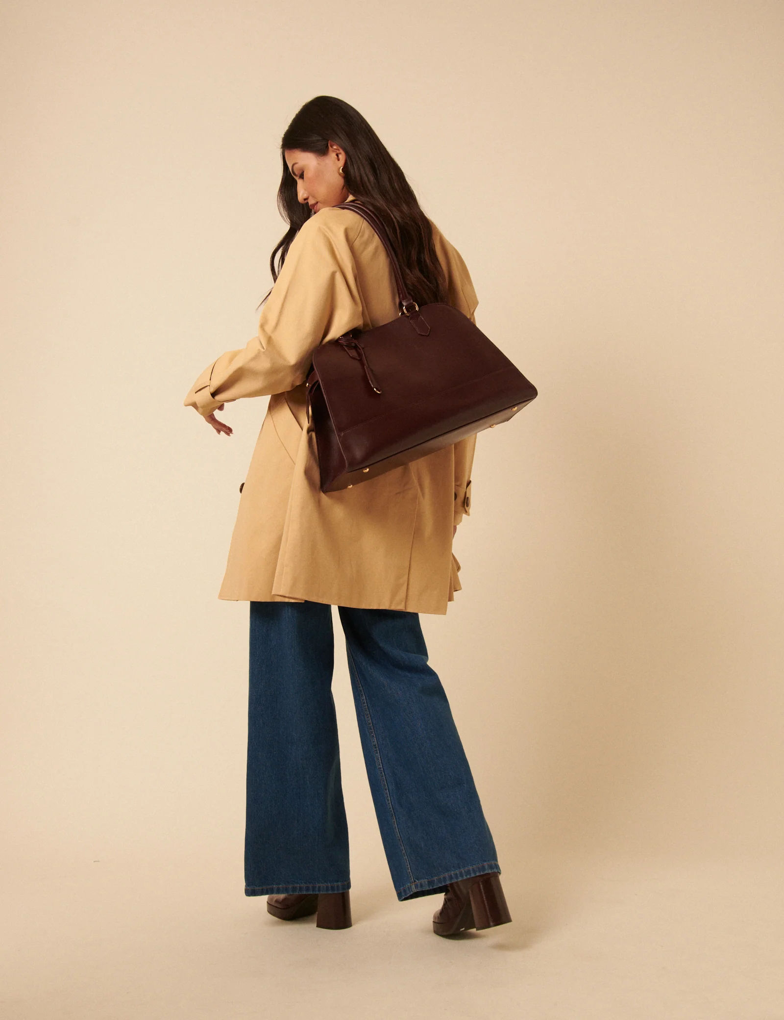 Burgundy Leather Doctors Bag - Image 3