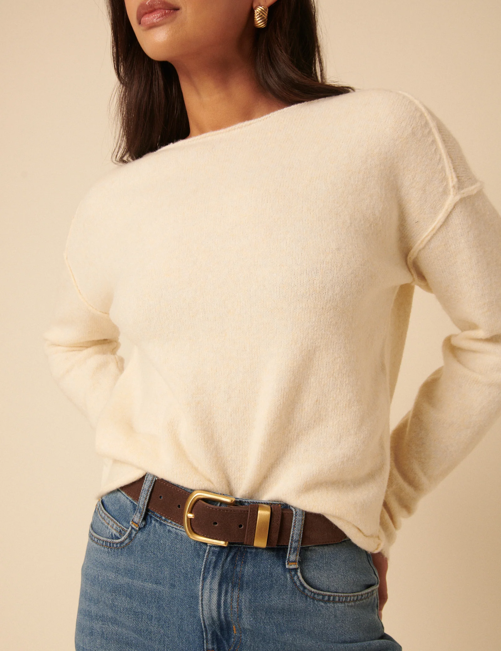 Brown Suede Belt - Image 4