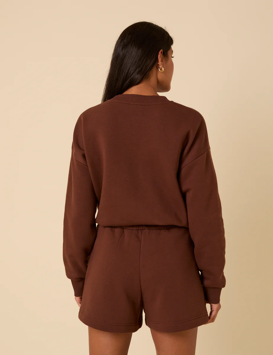 Brown Sweat Shorts - Image 5