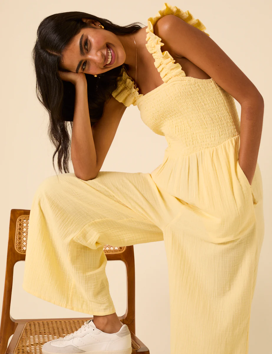 Butter Yellow Maya Jumpsuit - Image 3