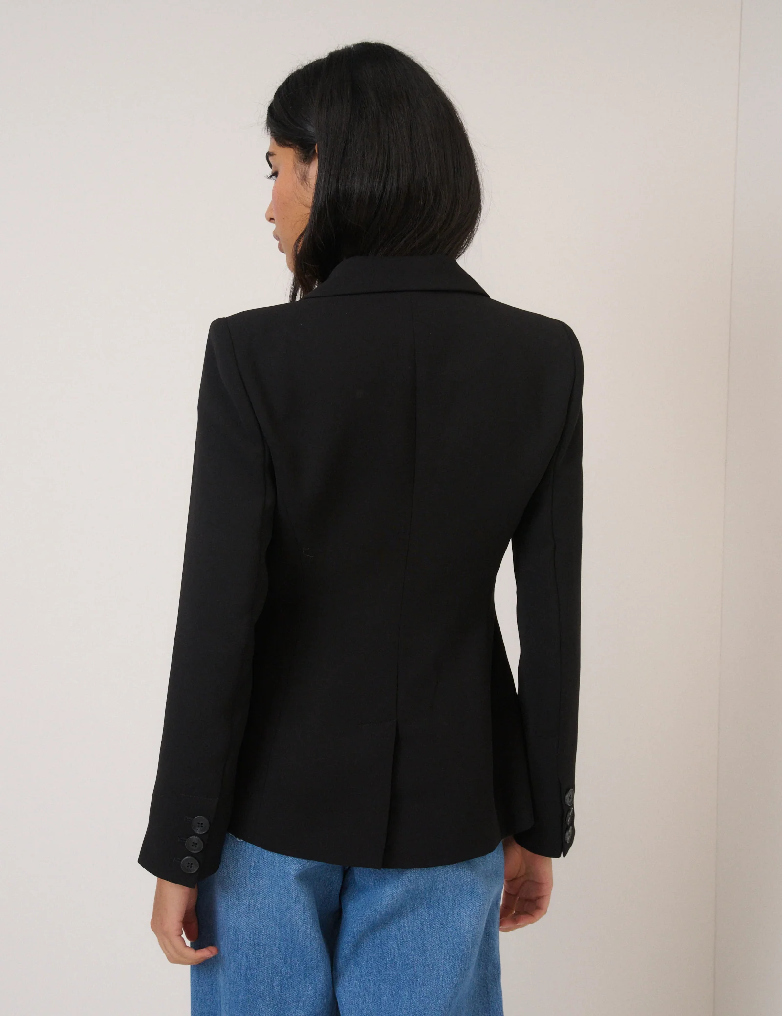 Black Cinched Blazer - Image 5