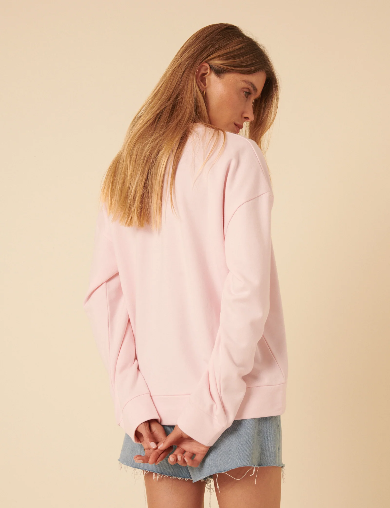 Pink Merci Graphic Sweatshirt - Image 5