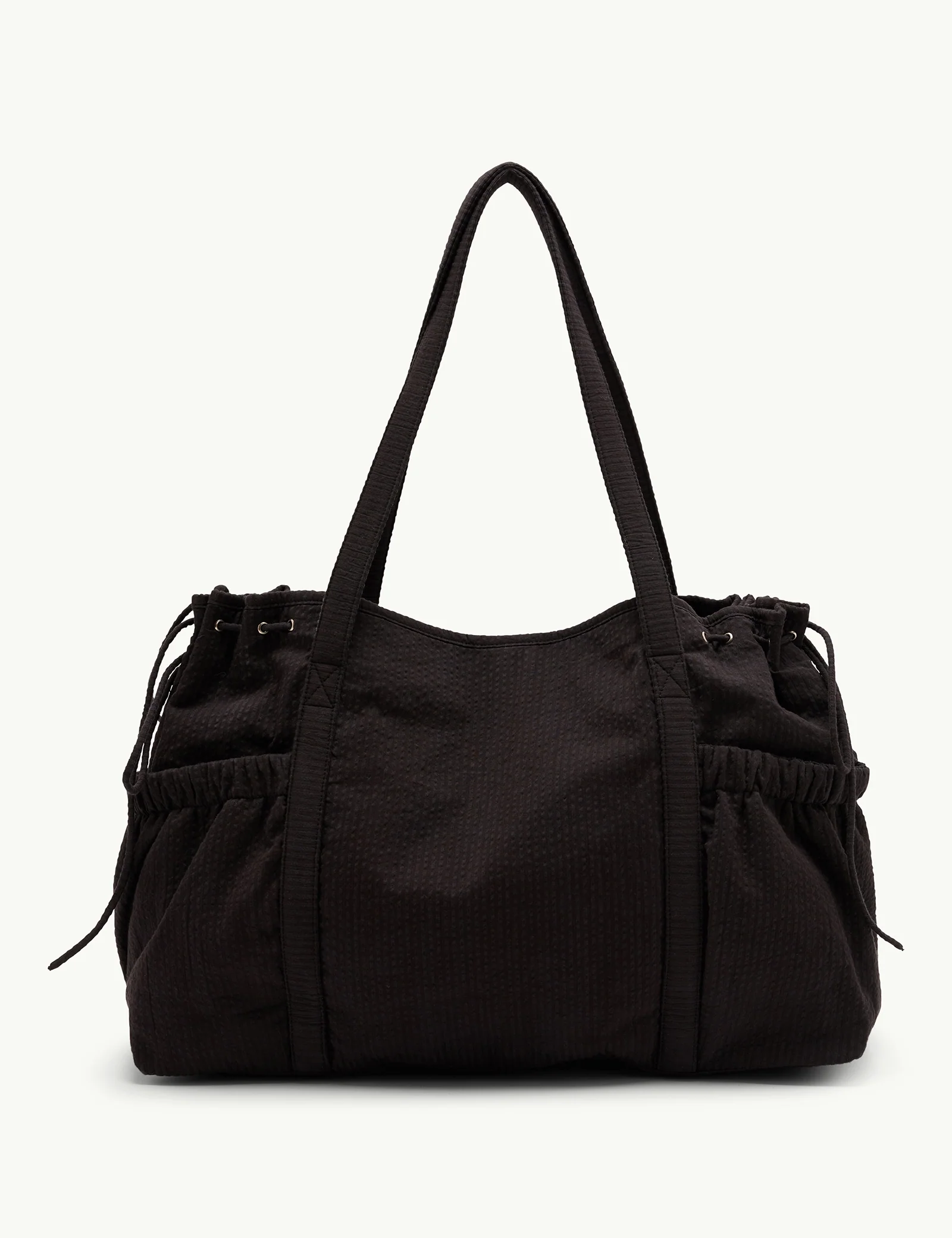 Black Cotton Holdall Bag - Image 4