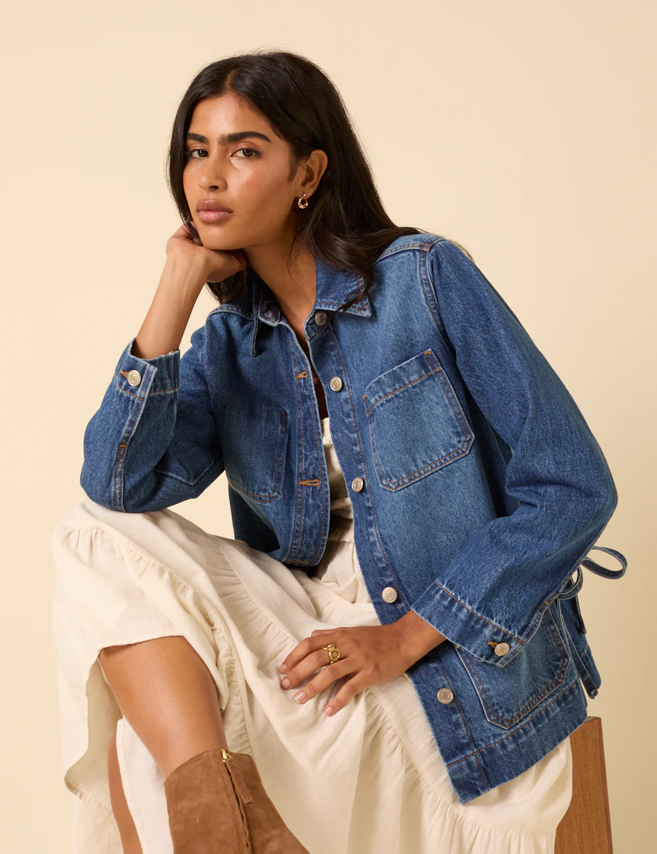 Denim Chore Jacket - Image 2