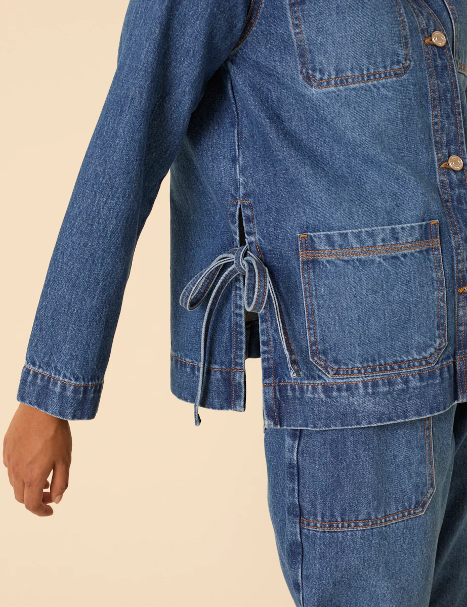 Denim Chore Jacket - Image 4