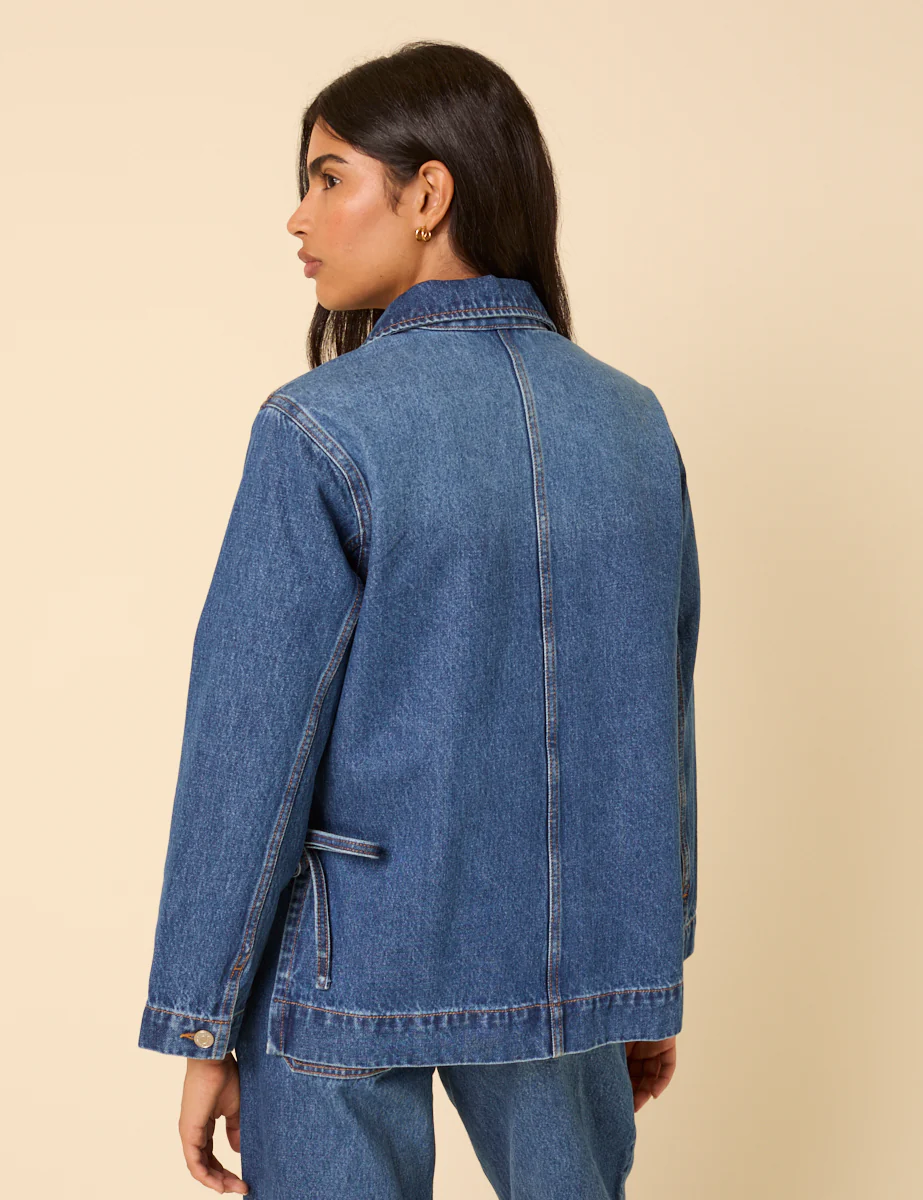 Denim Chore Jacket - Image 5