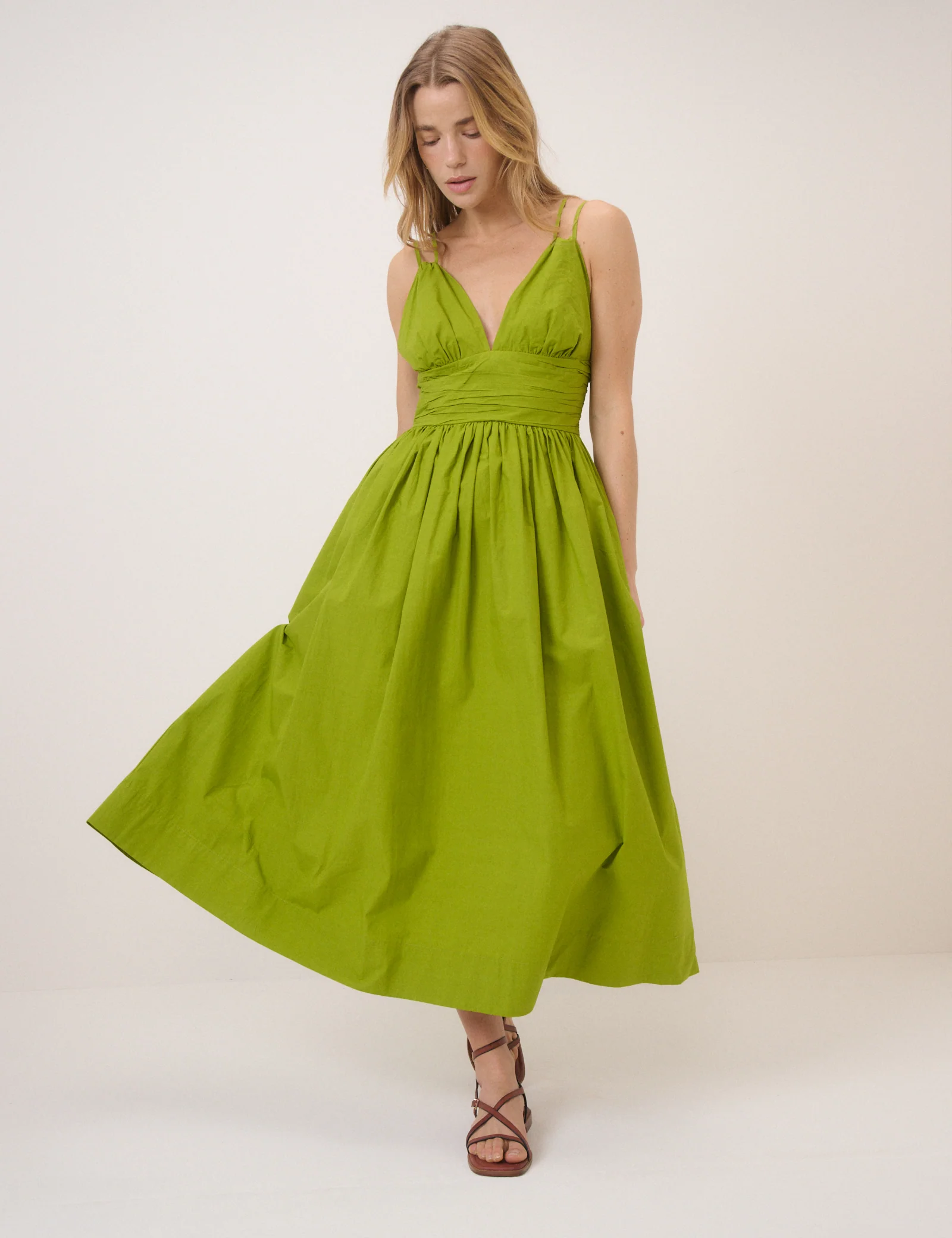 Green Dua Midi Dress - Image 3