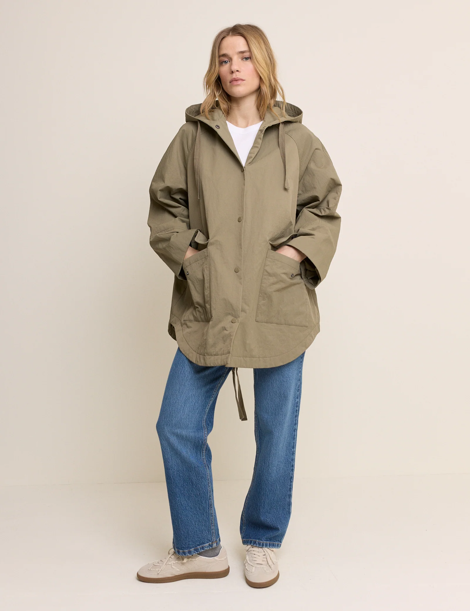 Green Hooded Parka Jacket - Image 4
