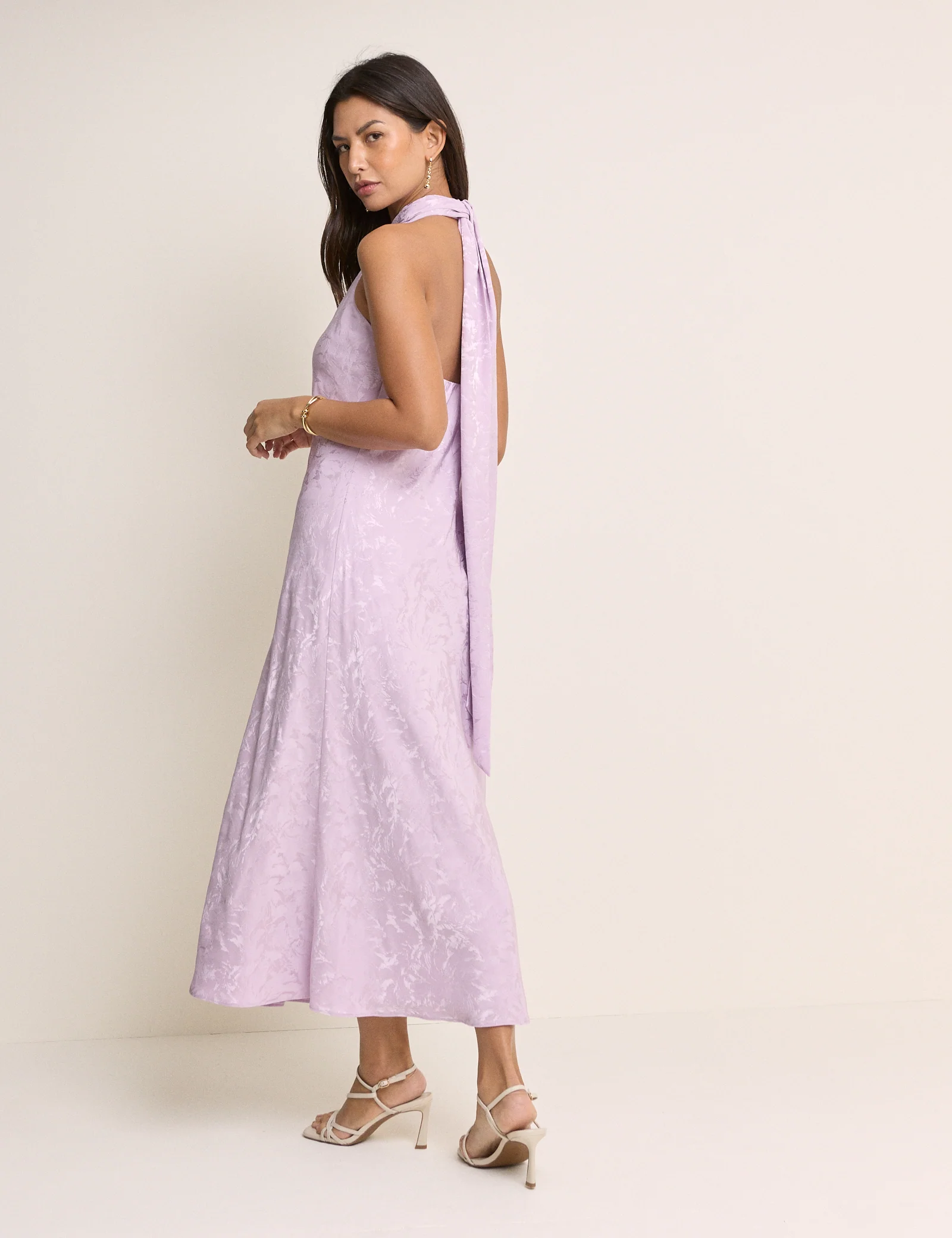 Lilac Floral Fifi Maxi Dress - Image 5