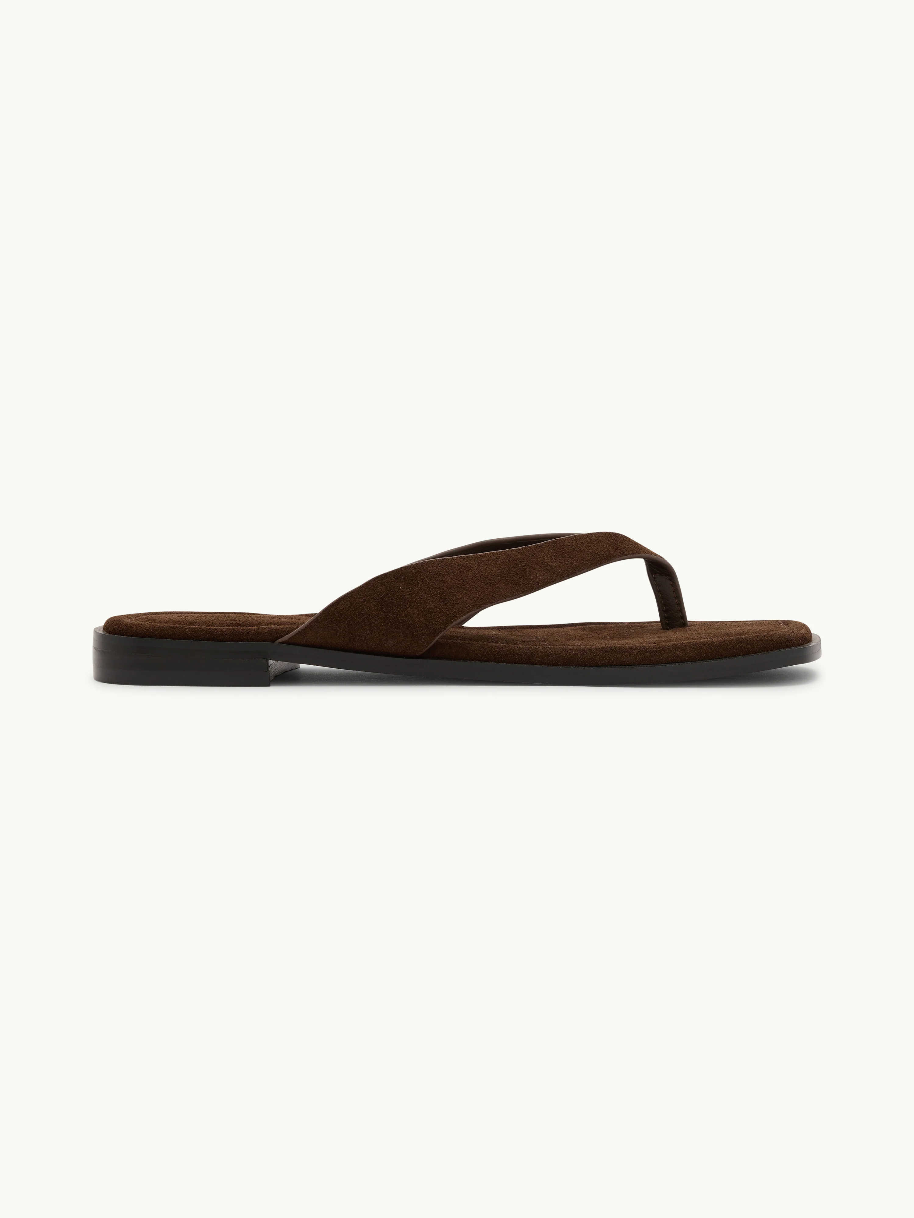 Brown Suede Flip Flops - Image 5
