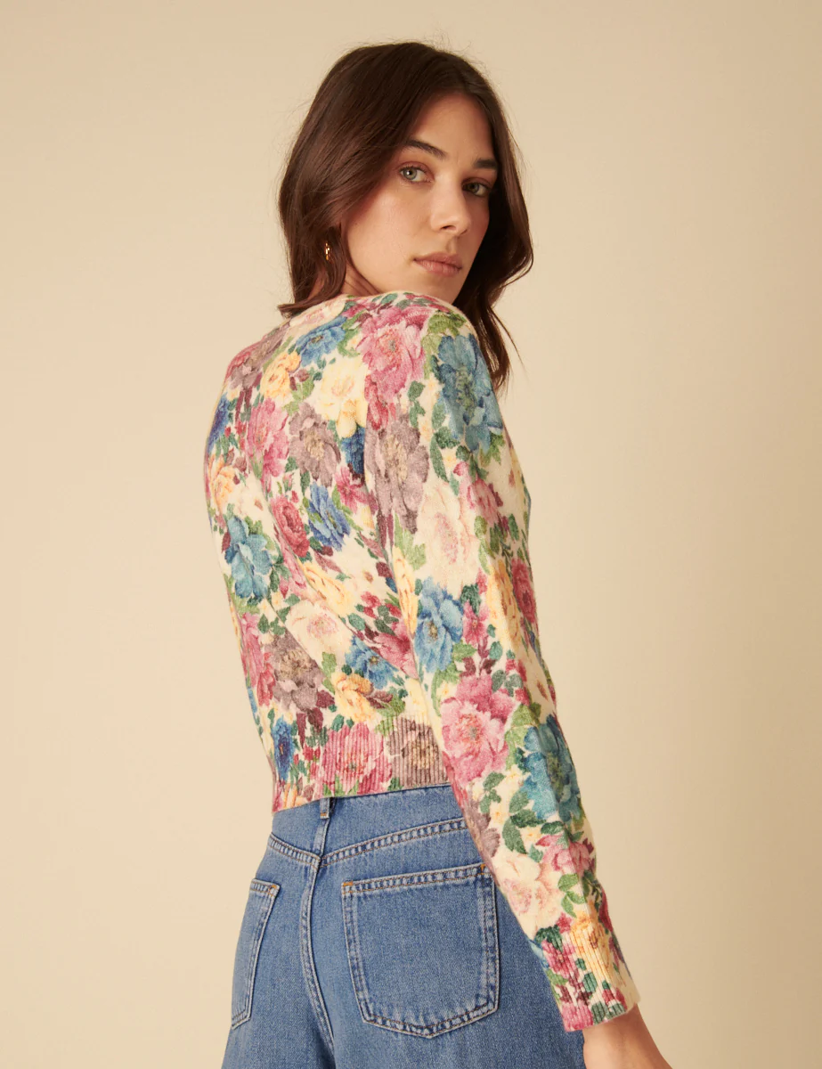 Floral Printed Cardigan - Image 6