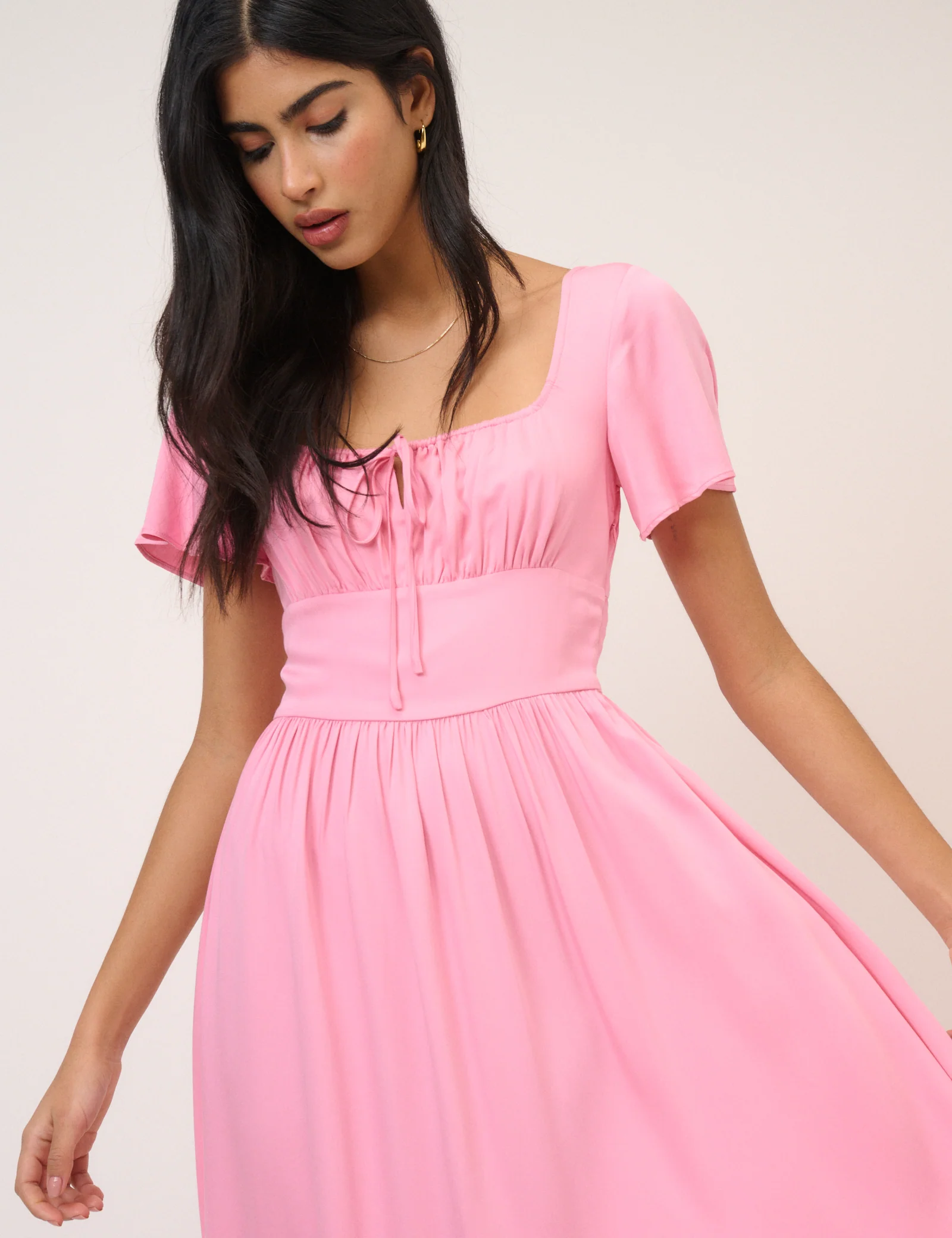 Pink Gia Midi Dress - Image 3