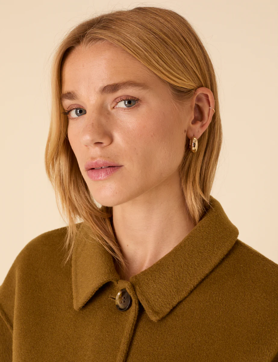 Gold Plated Chunky Hoops - Image 3