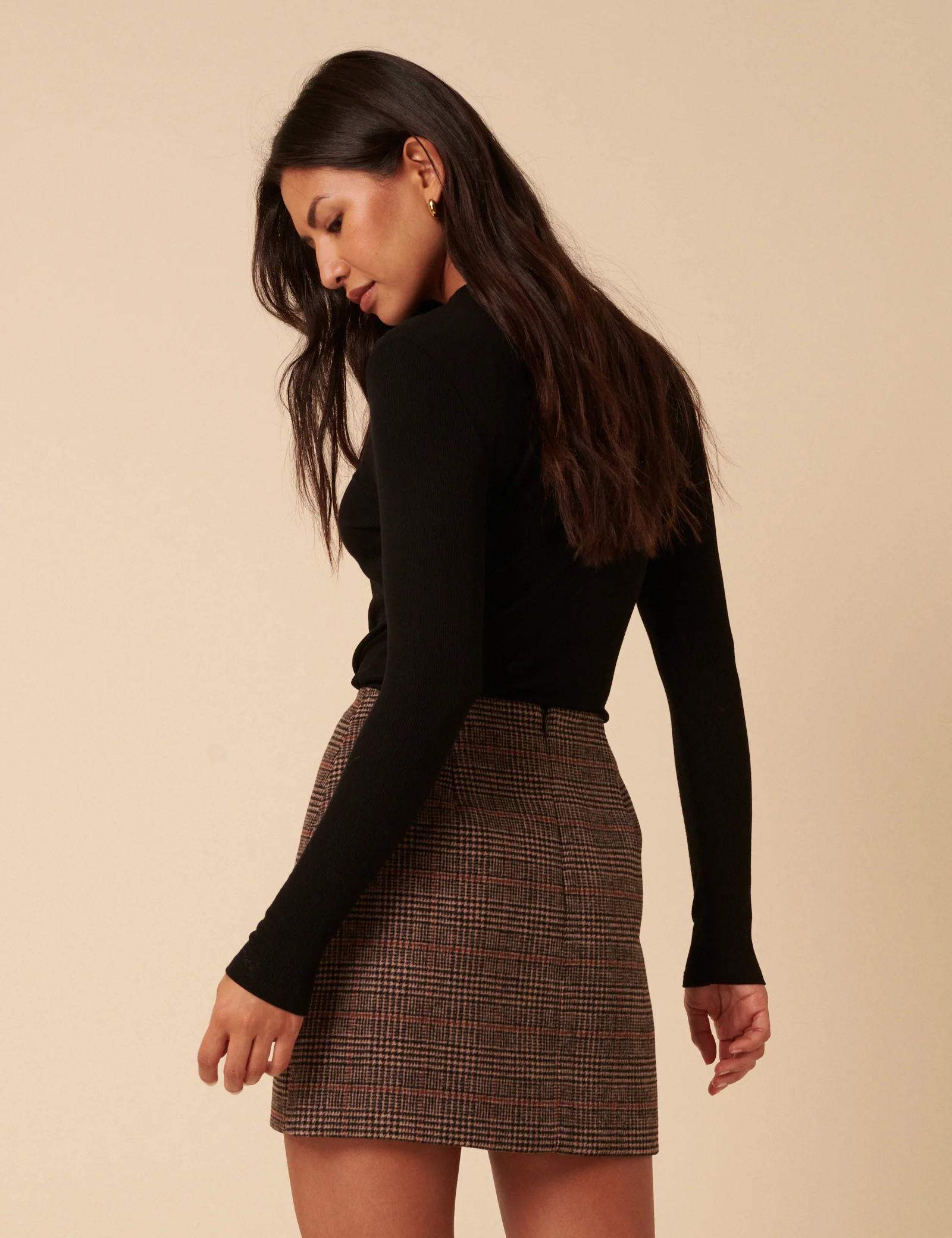 Heritage Check Mini Skirt - Image 5
