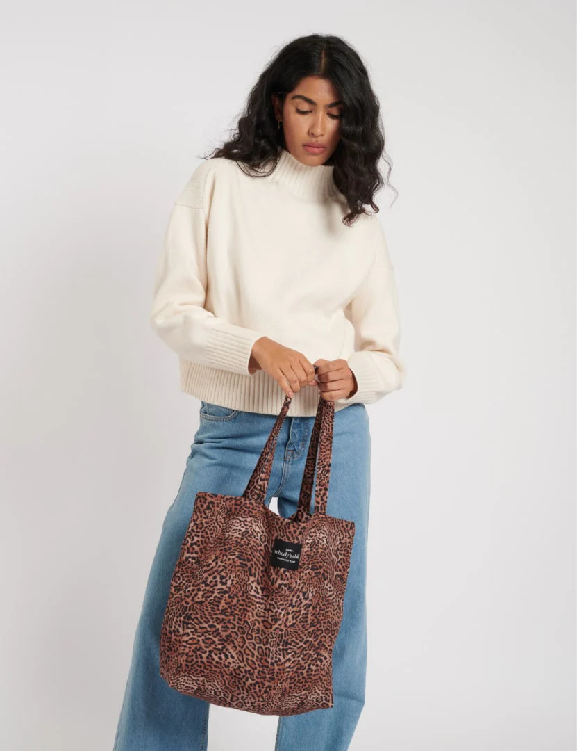 Leopard Print Tote Bag - Image 2