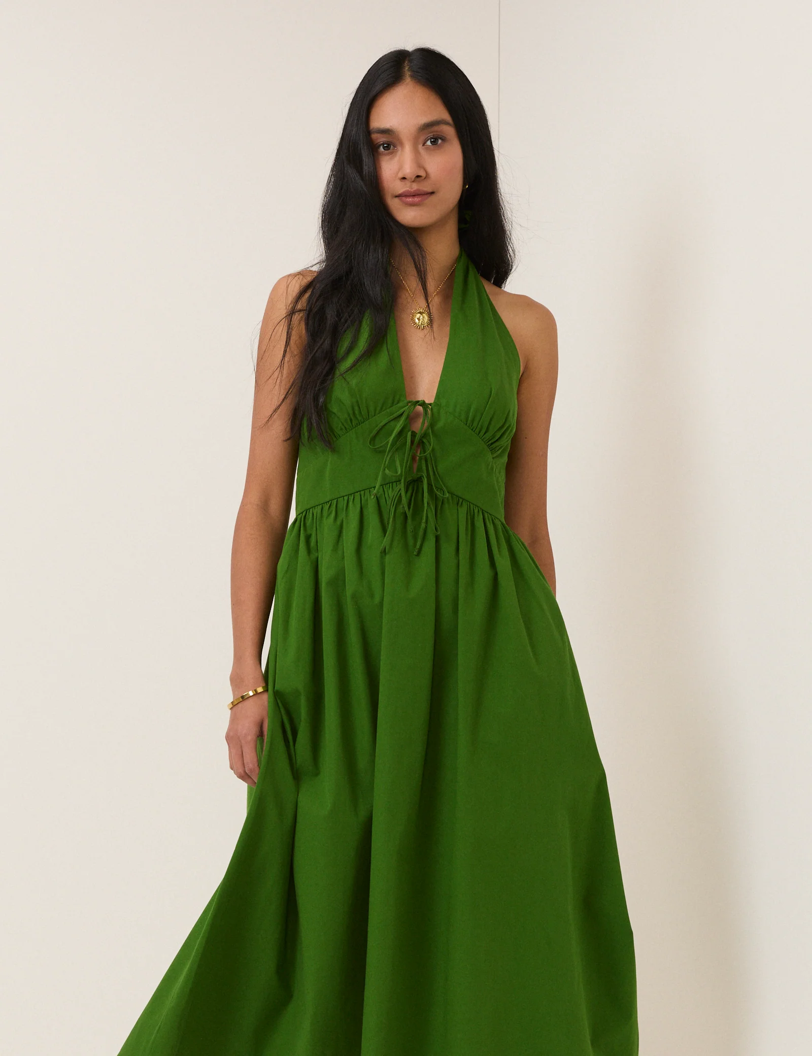 Lilijana Halter Midi Dress - Image 3