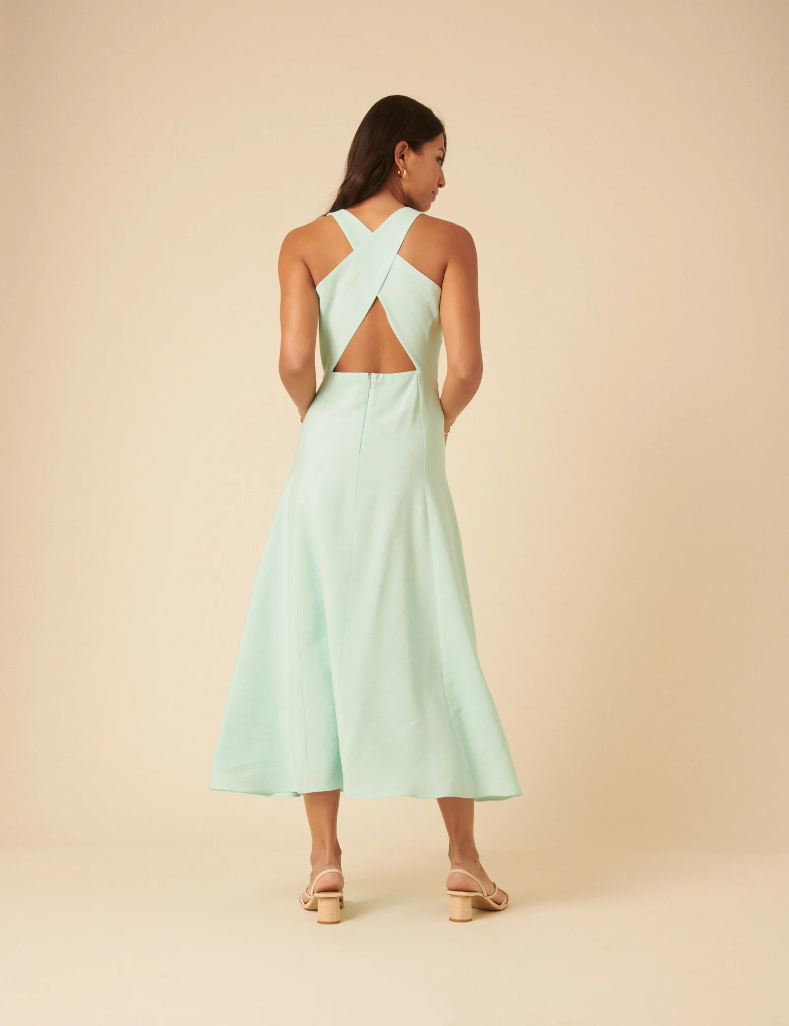 Mint Green Reign Midi Dress - Image 5
