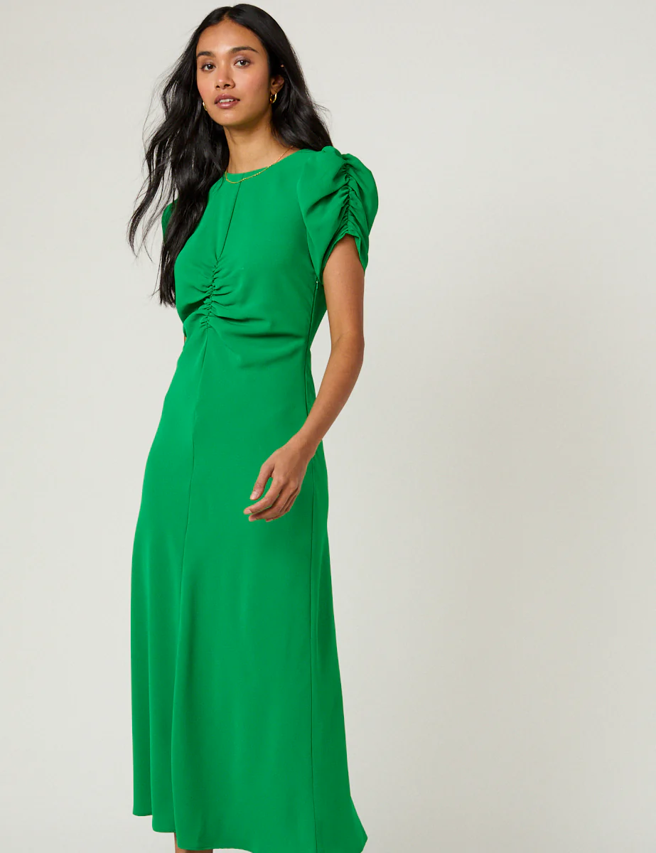 Green Naomi Midi Dress - Image 4