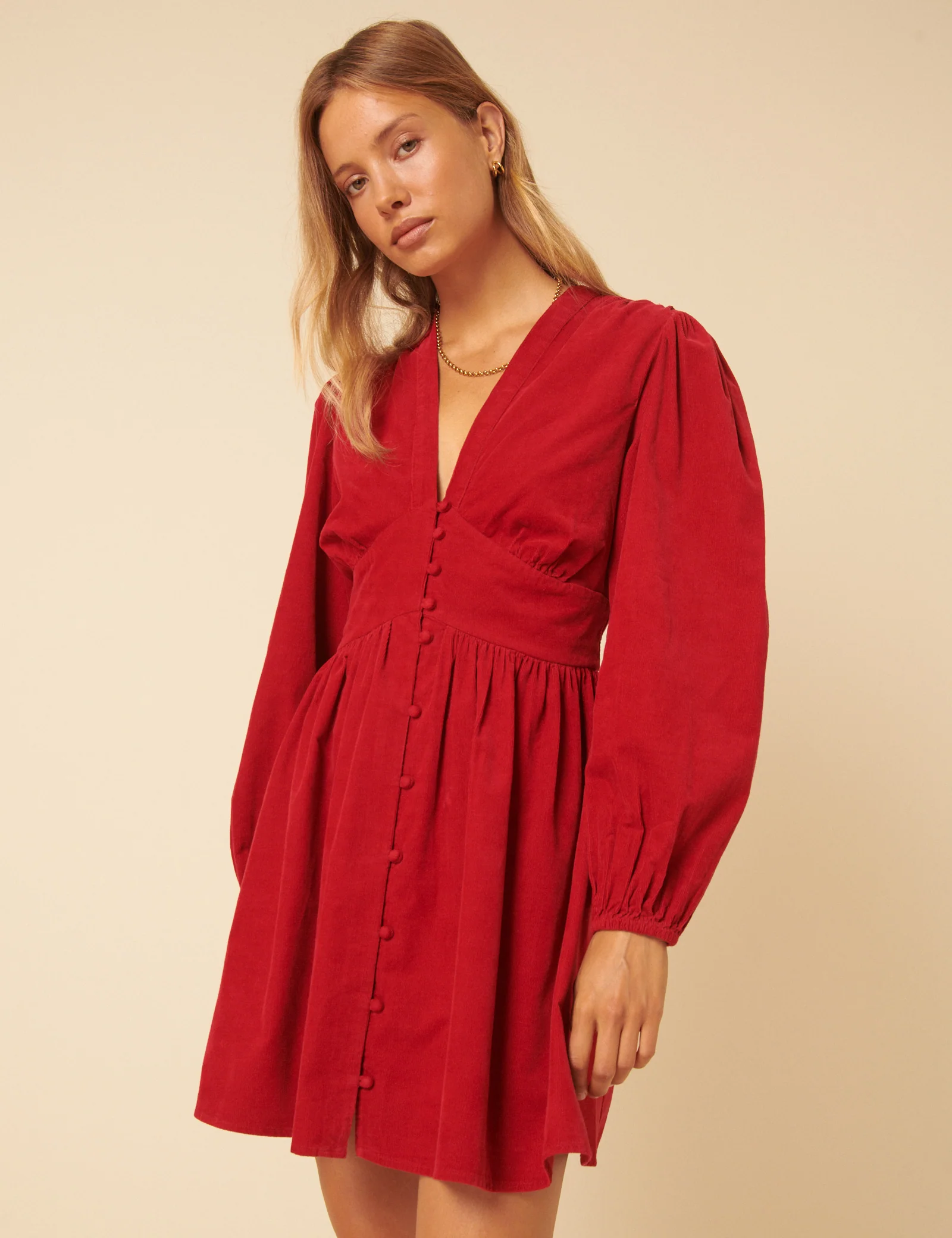 Red Cord Starlight Mini Dress - Image 3