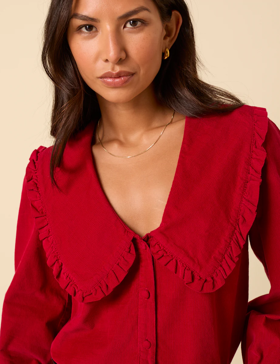 Red Cord Emmie Blouse - Image 2