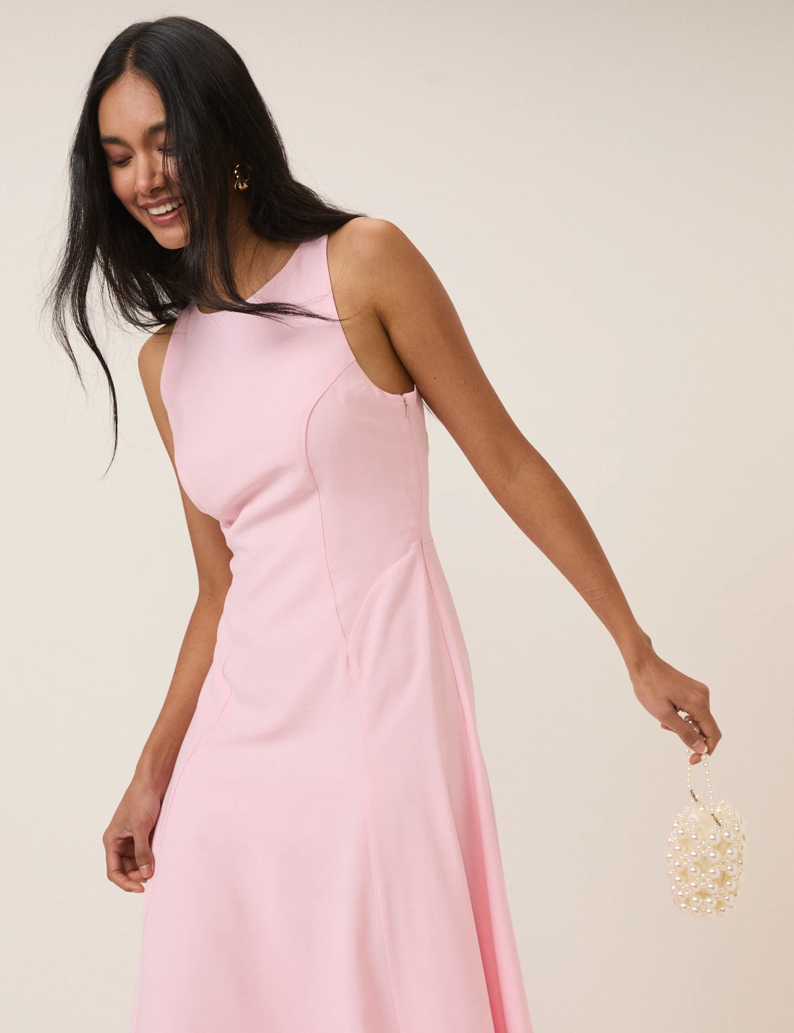 Pink Reign Midi Dress - Image 3