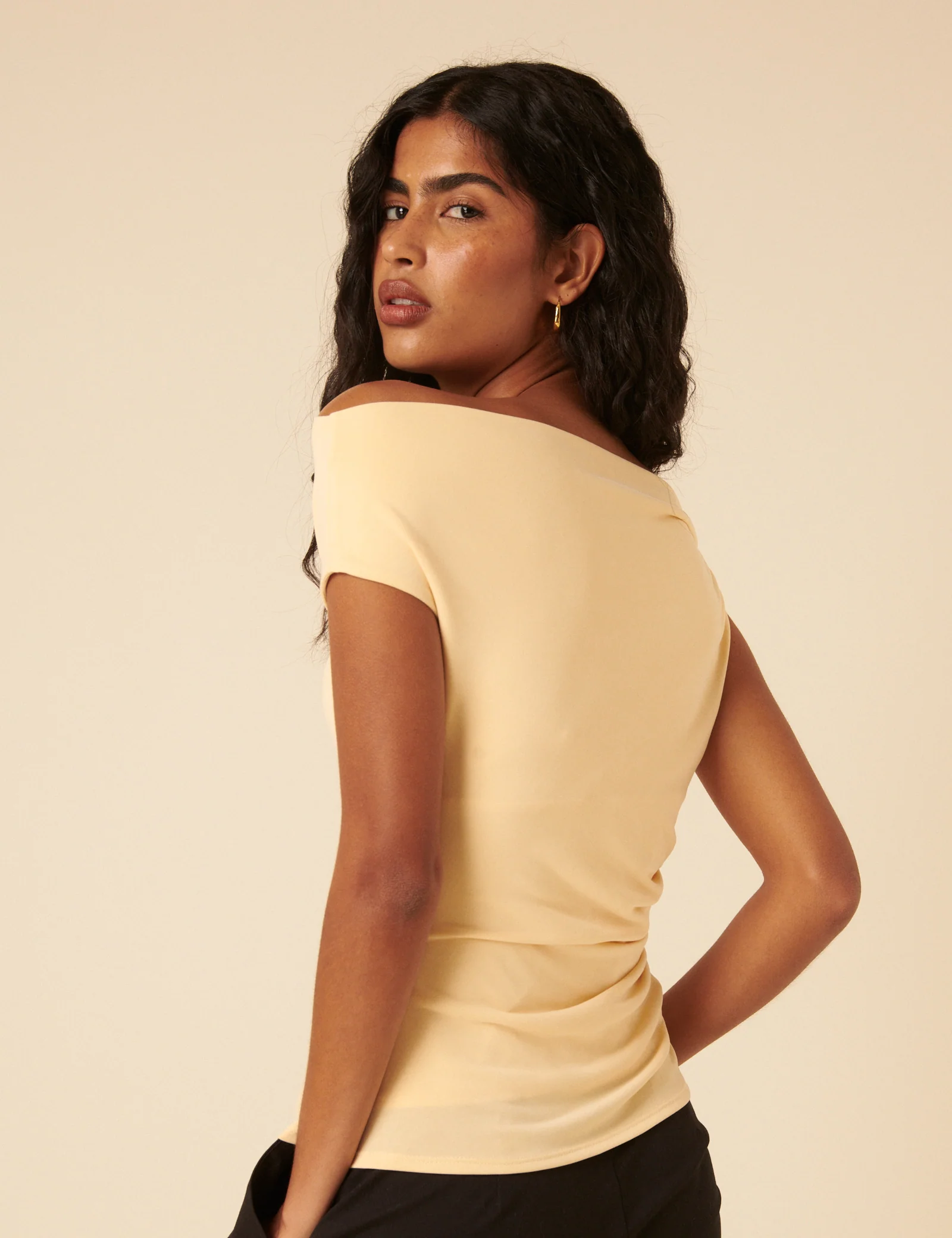 Butter Yellow Asymmetric Top - Image 5