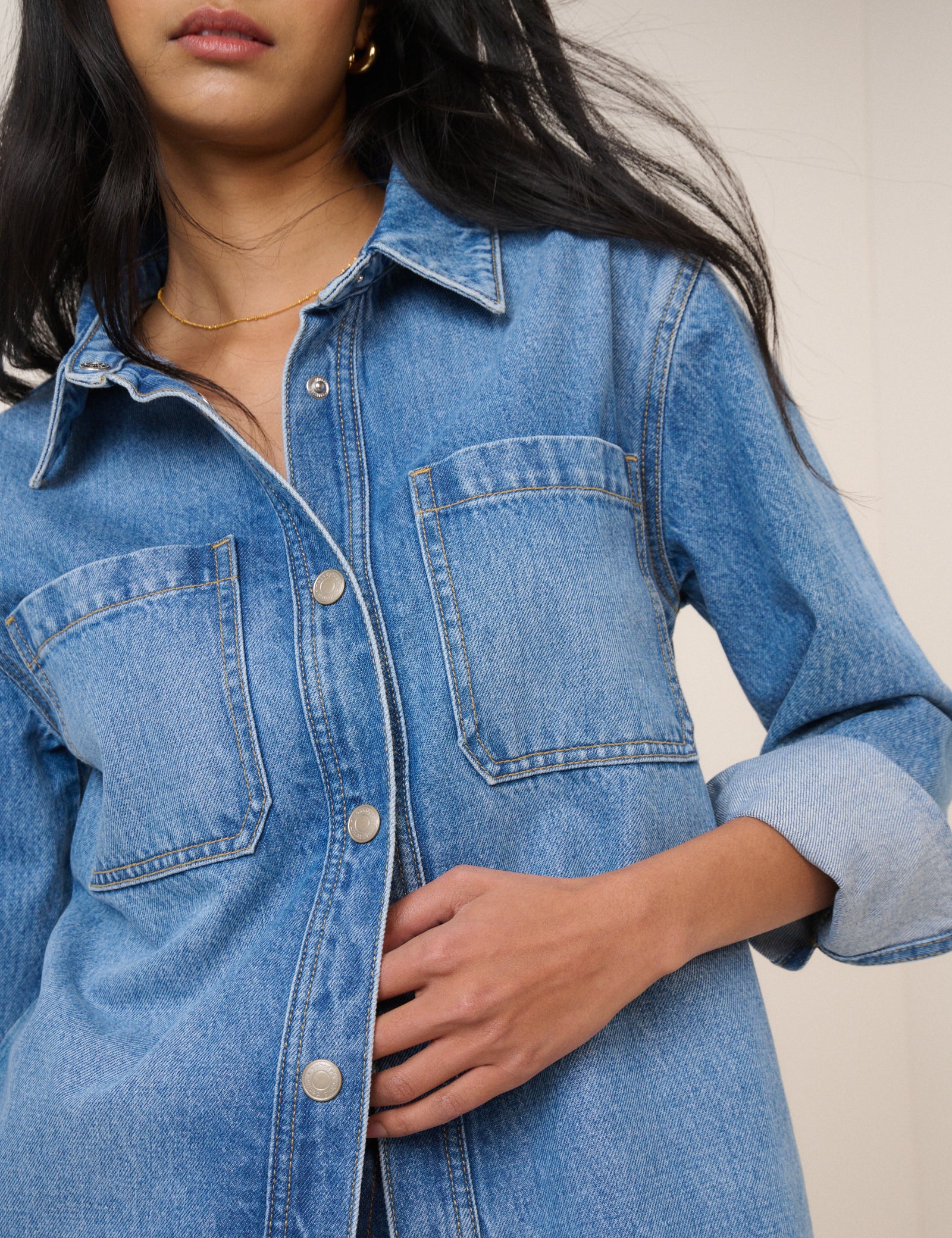 Denim Overshirt - Image 2