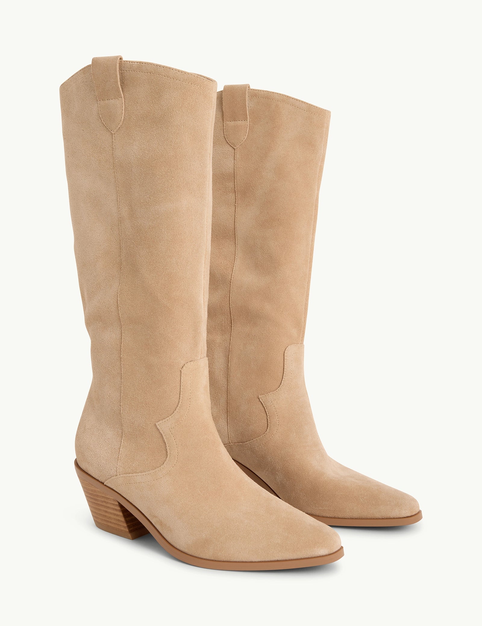Light brown Suede Western Boots - Image 3