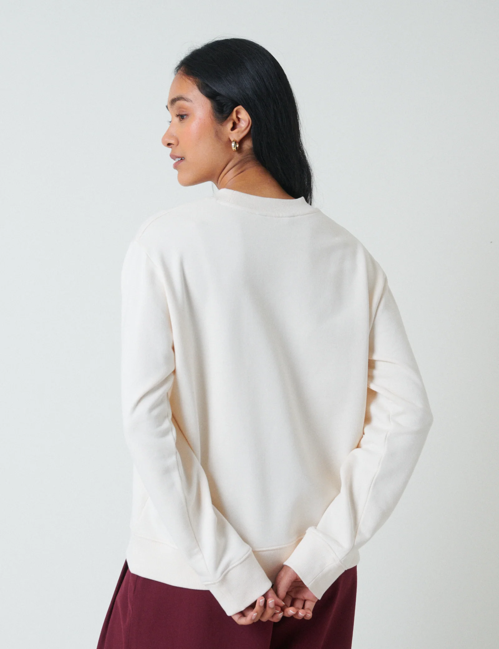 White Wildflower Sweatshirt - Image 5