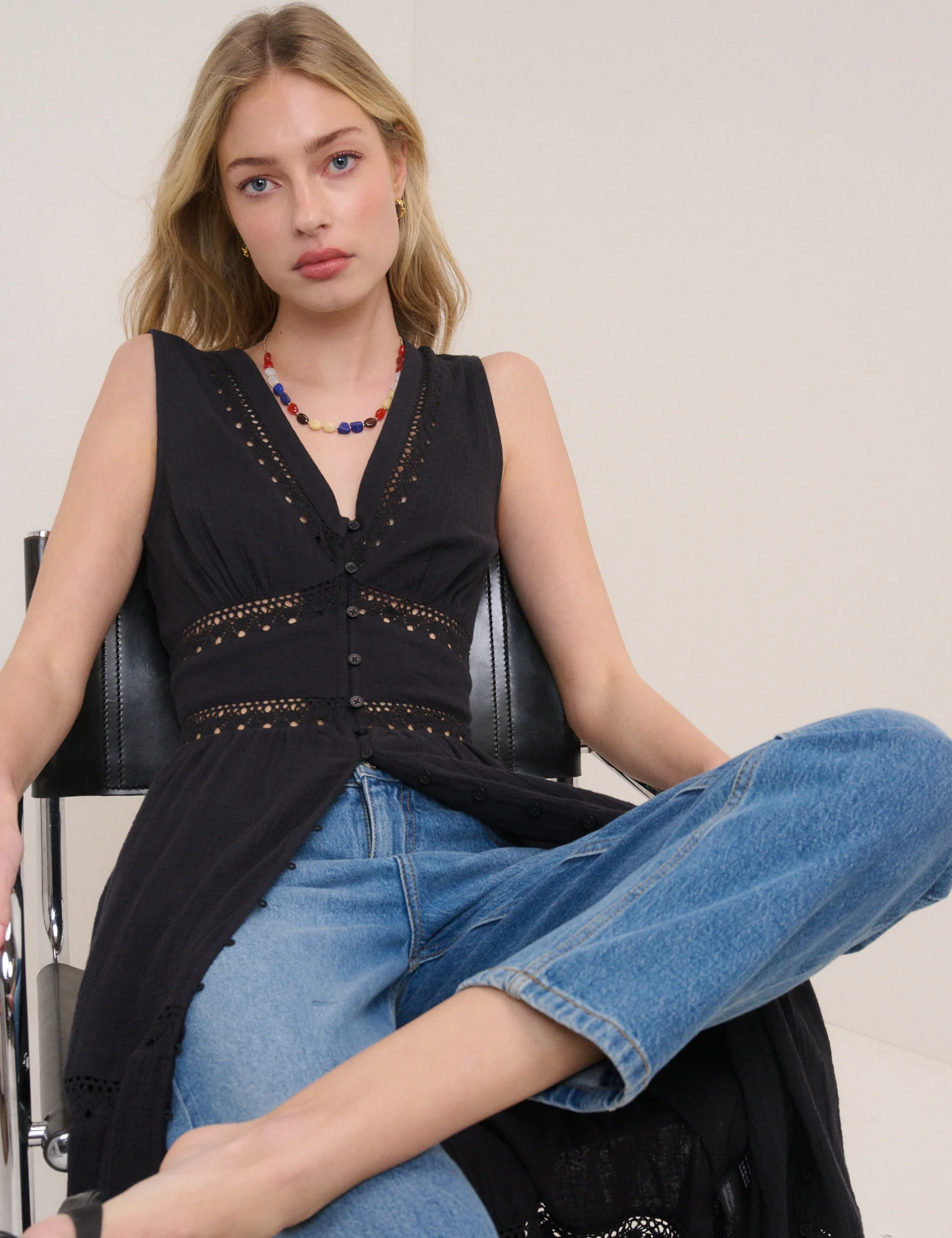 Black Wrena Midi Dress - Image 2