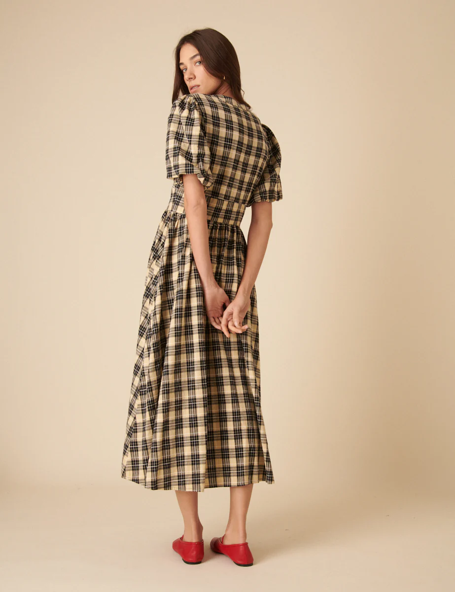 Stone Check Starlight Midi Dress - Image 4